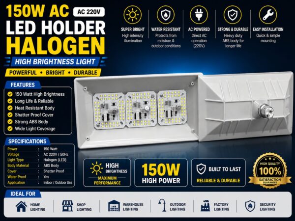 150watt holder type halogen
