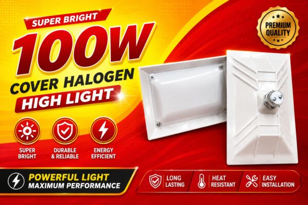 100w holder halogen